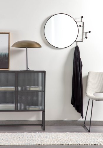 KAVE HOME Carlisa bordlampe i metall