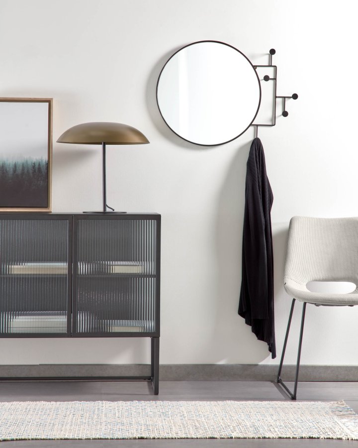 KAVE HOME Carlisa bordlampe i metall