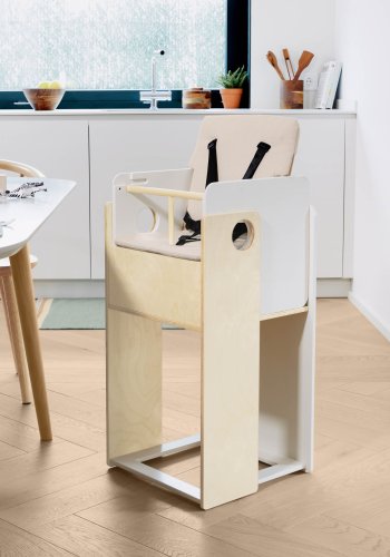 KAVE HOME Nuun pute til barnestol - beige bomull