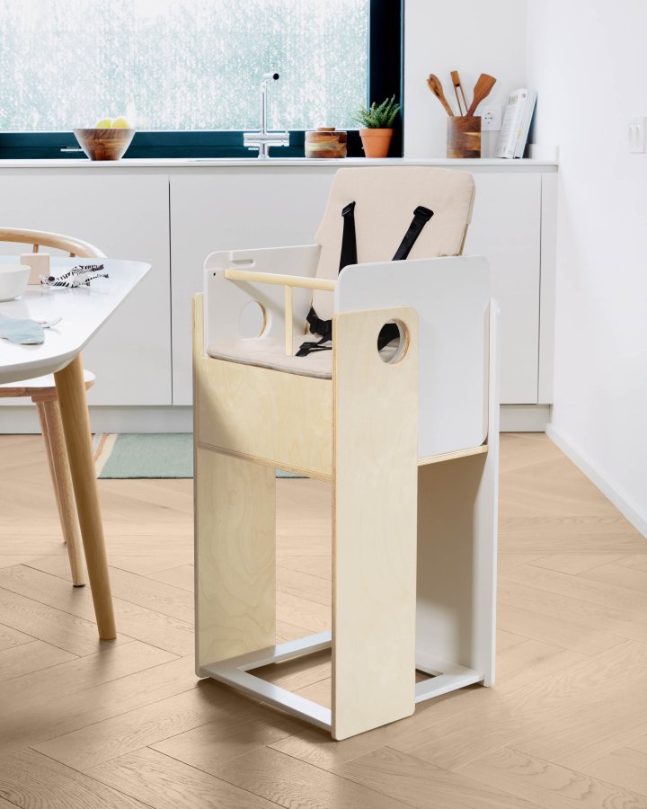 KAVE HOME Nuun pute til barnestol - beige bomull