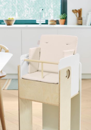 KAVE HOME Nuun pute til barnestol - beige bomull