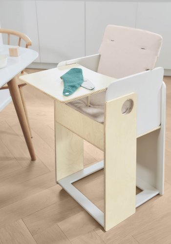 KAVE HOME Nuun pute til barnestol - beige bomull
