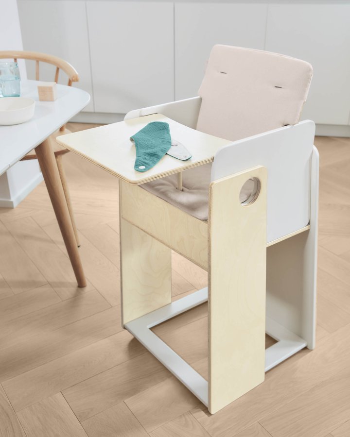 KAVE HOME Nuun pute til barnestol - beige bomull