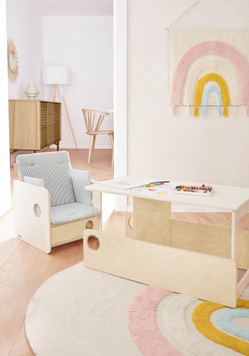 KAVE HOME Nuun pute til barnestol - bl bomull