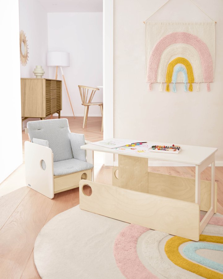 KAVE HOME Nuun pute til barnestol - bl bomull