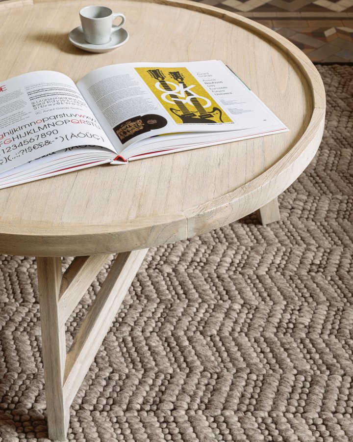 KAVE HOME Thais salongbord - grtt minitre, rundt (80) 