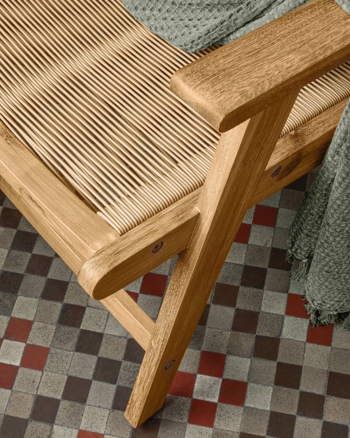 KAVE HOME Geralda lenestol - naturlig akasietre