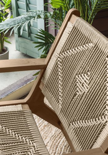 KAVE HOME Geralda lenestol - mrkt akasietre 