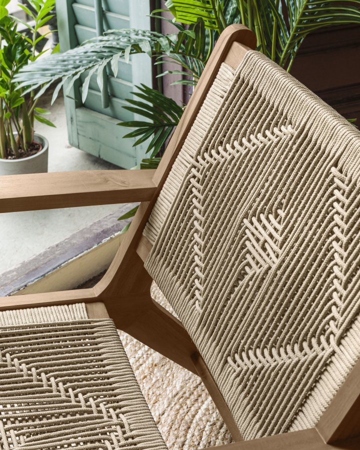 KAVE HOME Geralda lenestol - mrkt akasietre 