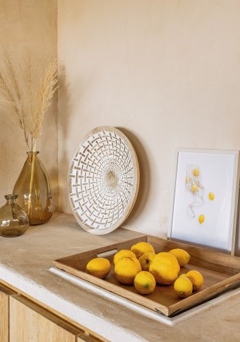 KAVE HOME Brenna mellombrun vase