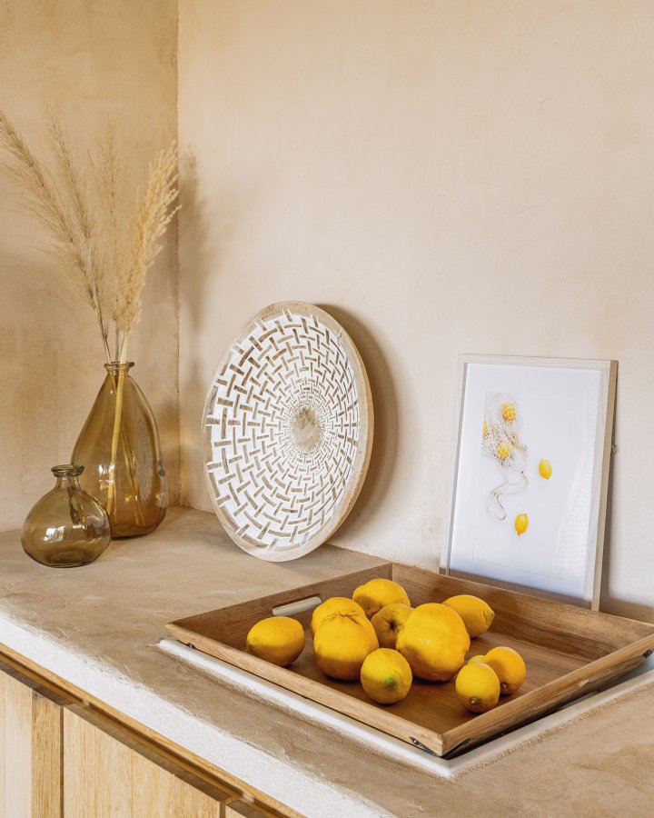 KAVE HOME Brenna mellombrun vase