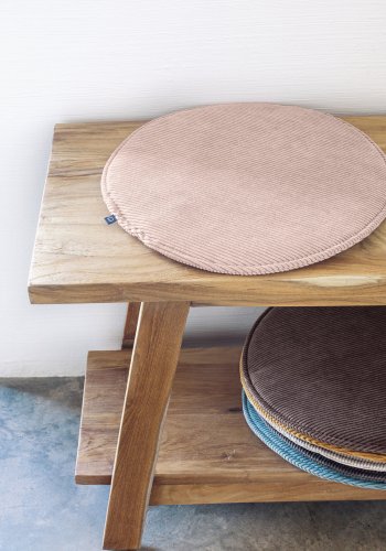 KAVE HOME Sora stolpute - rosa flyelsstoff (35)