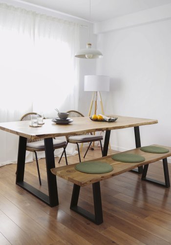 KAVE HOME stolpute i silke, rund - grnt stoff (35)