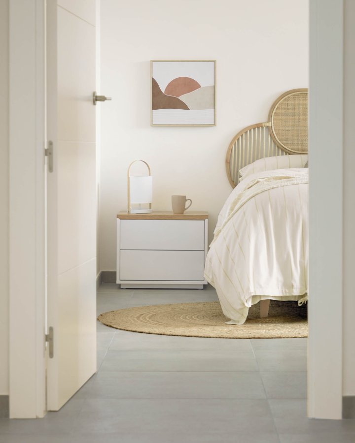 KAVE HOME rektangulr Natural Lalita hodegjerde - naturlig naturfiber (120x170)