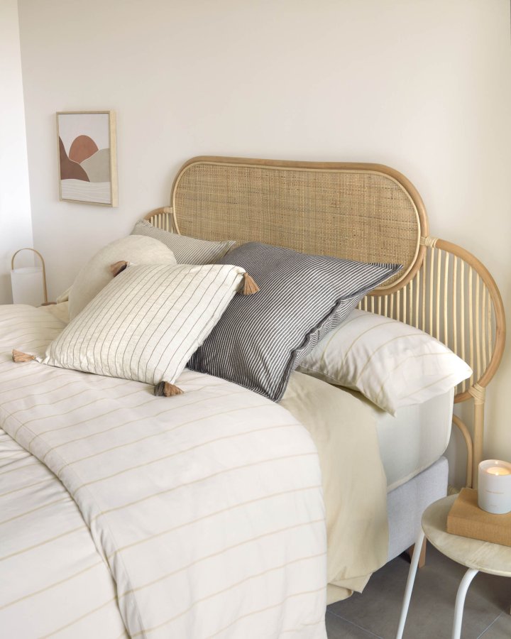 KAVE HOME rektangulr Natural Lalita hodegjerde - naturlig naturfiber (120x170)