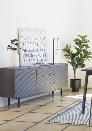 KAVE HOME Mash sort metall plantekasse  28 cm