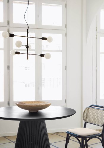 KAVE HOME Spica loftlampe - sort stl