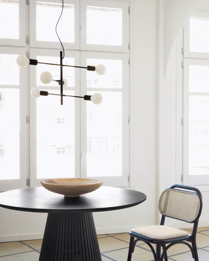 KAVE HOME Spica loftlampe - sort stl