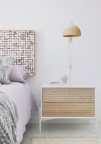 KAVE HOME Damila vegglampe - rotting og sort metall 