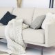KAVE HOME Galene 4-seters sofa - beige resirkulerte fibre og jern