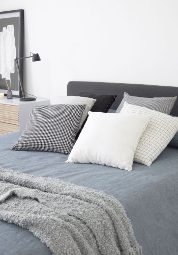 KAVE HOME Dyla sengegavl i sort for 150 cm senger