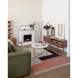 KAVE HOME Tiare vgspejl, oval - guld stl (31x61,5)