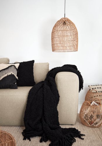 KAVE HOME Domitila lampeskjerm - naturlig rotting (44)