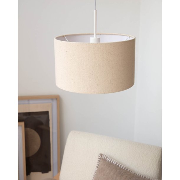 Nazli loftlampe - beige hr og metal (40)