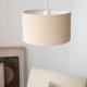 KAVE HOME Nazli lampeskjerm - beige lin og metall (40)