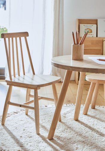 KAVE HOME Tressia brnestol - natur gummitr