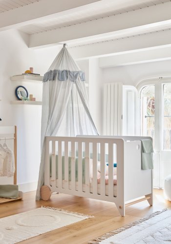 KAVE HOME Carelene sengehimmel - lysebl bomull