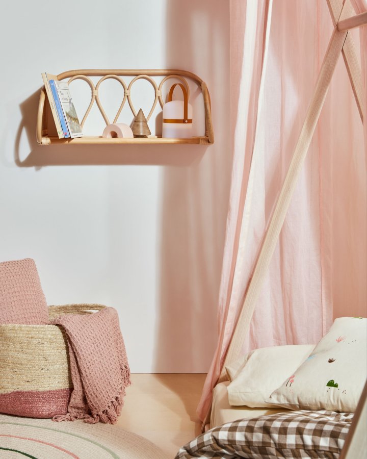 KAVE HOME Nyarai vegghylle - naturlig rotting og bambus