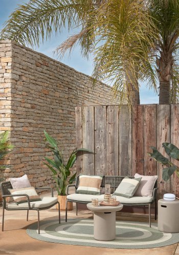 KAVE HOME Taimi utendrs fotsttte, rund - gr betong (35)