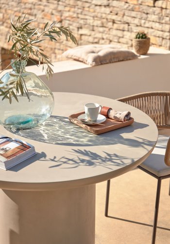 KAVE HOME Brenna vase, stor - klart resirkulert glass (H:33)