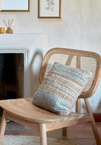 KAVE HOME Nadra lenestol - naturlig rotting og teak