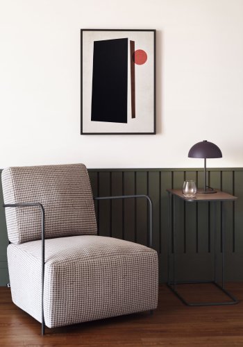 KAVE HOME Aleyla bordlampe - rd metal