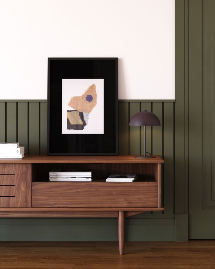 KAVE HOME Aleyla bordlampe - rd metal