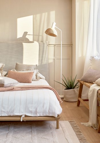 KAVE HOME Anielle sengeramme - naturlig ask (180x200)