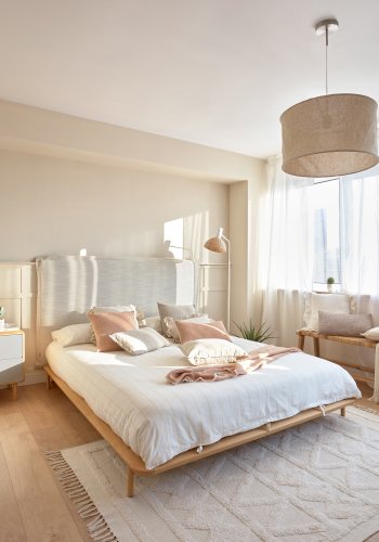 KAVE HOME Anielle sengeramme - naturlig ask (180x200)