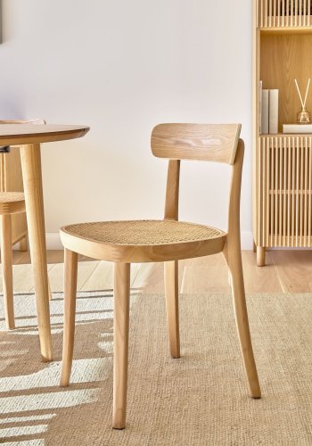 KAVE HOME romersk spisestol - naturlig rotting, ask finer og bk