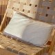 KAVE HOME Chabeli loungestol, foldbar - akacietr og beige snor