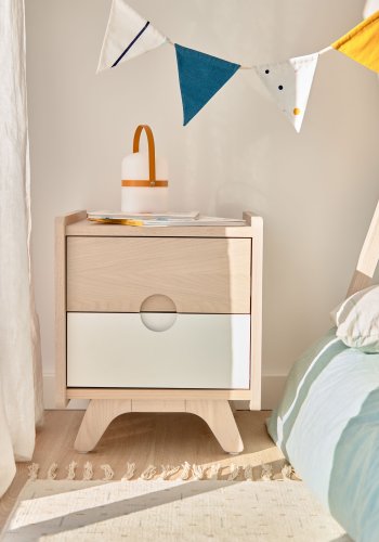 KAVE HOME Nunila nattbord - naturlig ask finer og ask