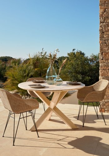 KAVE HOME Brenna vase, medium - klart resirkulert glass (H:36)