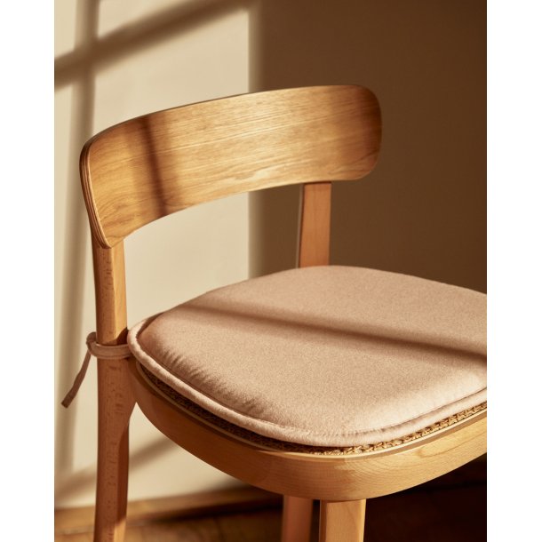 KAVE HOME Roman spisebordsstol - natur rattan, askefiner og bg