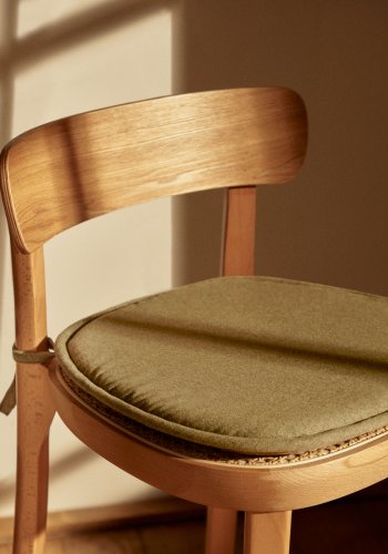 KAVE HOME pute til Romane stol - grnt stoff (43x43)