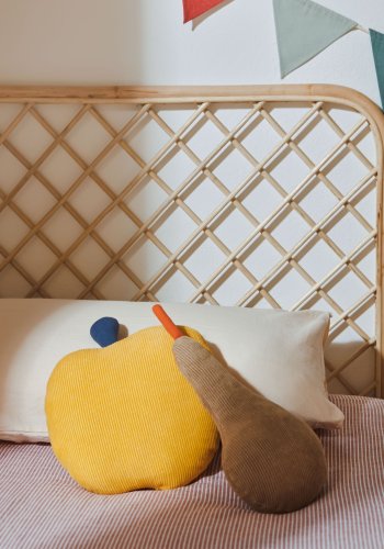 KAVE HOME Citlalli sengegavl - naturlig rotting (for 90 cm senger)