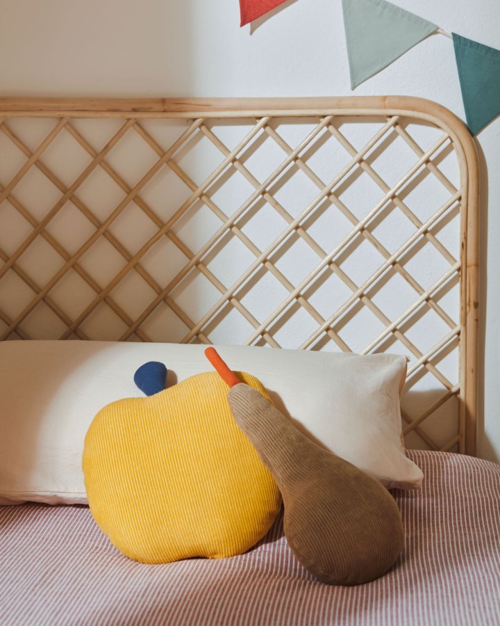 KAVE HOME Citlalli sengegavl - naturlig rotting (for 90 cm senger)