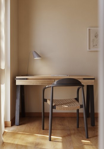 KAVE HOME Priti bordlampe - grtt metall 