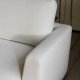 KAVE HOME Gala 3-seters sofa - hvitt stoff (210cm)