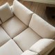 KAVE HOME Gala 3 pers. sofa, m. dobbelt chaiselong - beige stof (210cm)